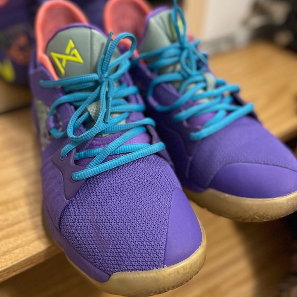 SOLDLIMITED EDITION Nike PG 2 Mamba Mentality Kobe Purple Multicolor Paul George - Picture 6 of 13